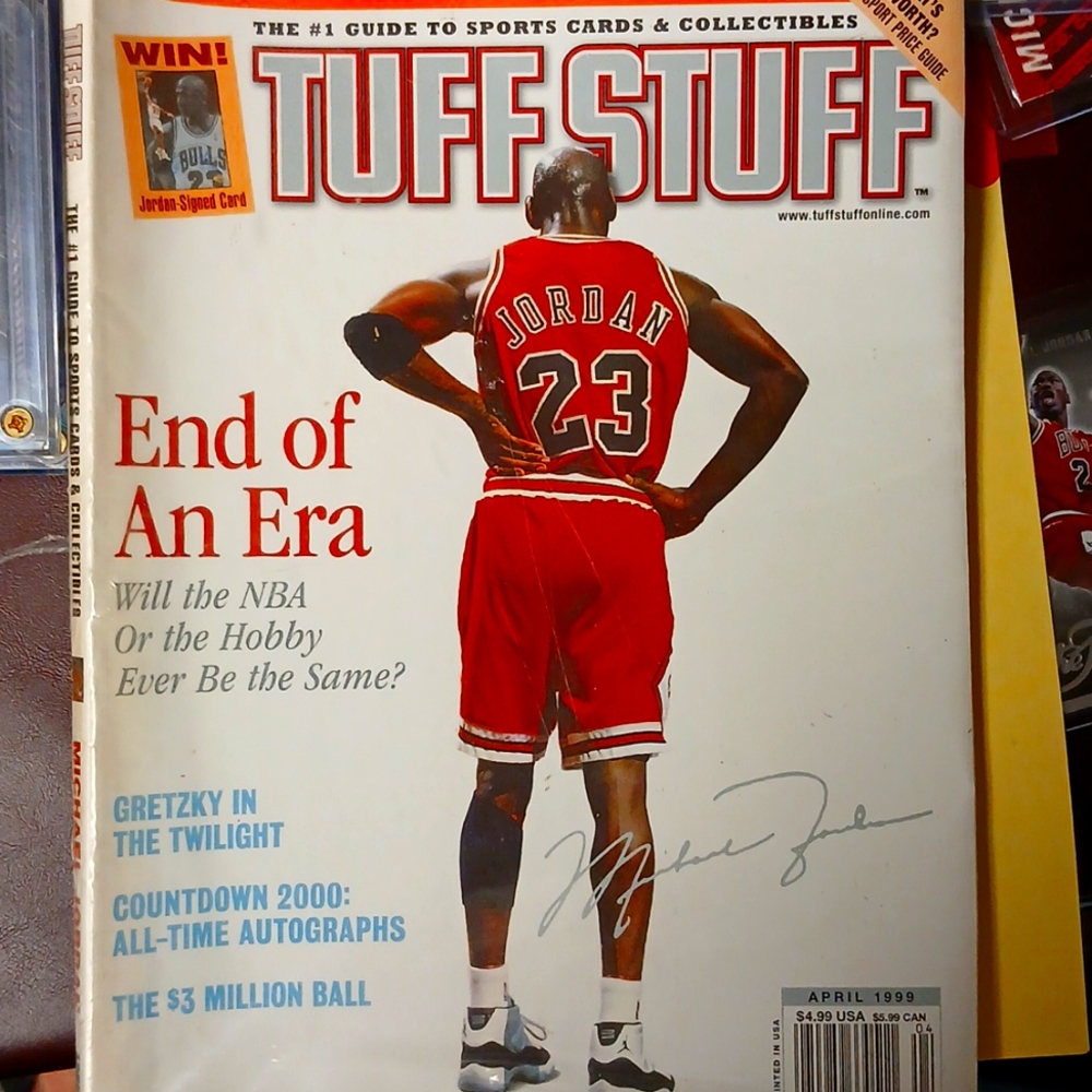 1999 Tuff Stuff Michael Jordan Issue Collectable Maganzine